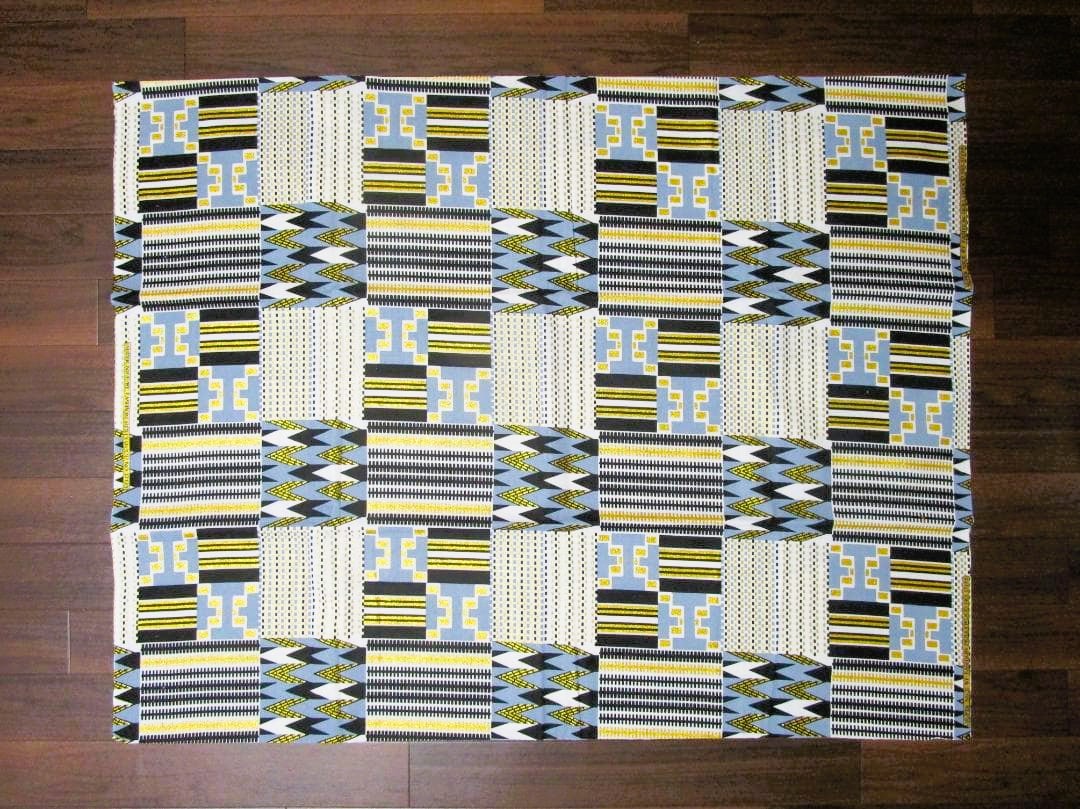 画像: アフリカンプリント生地 パーニュ