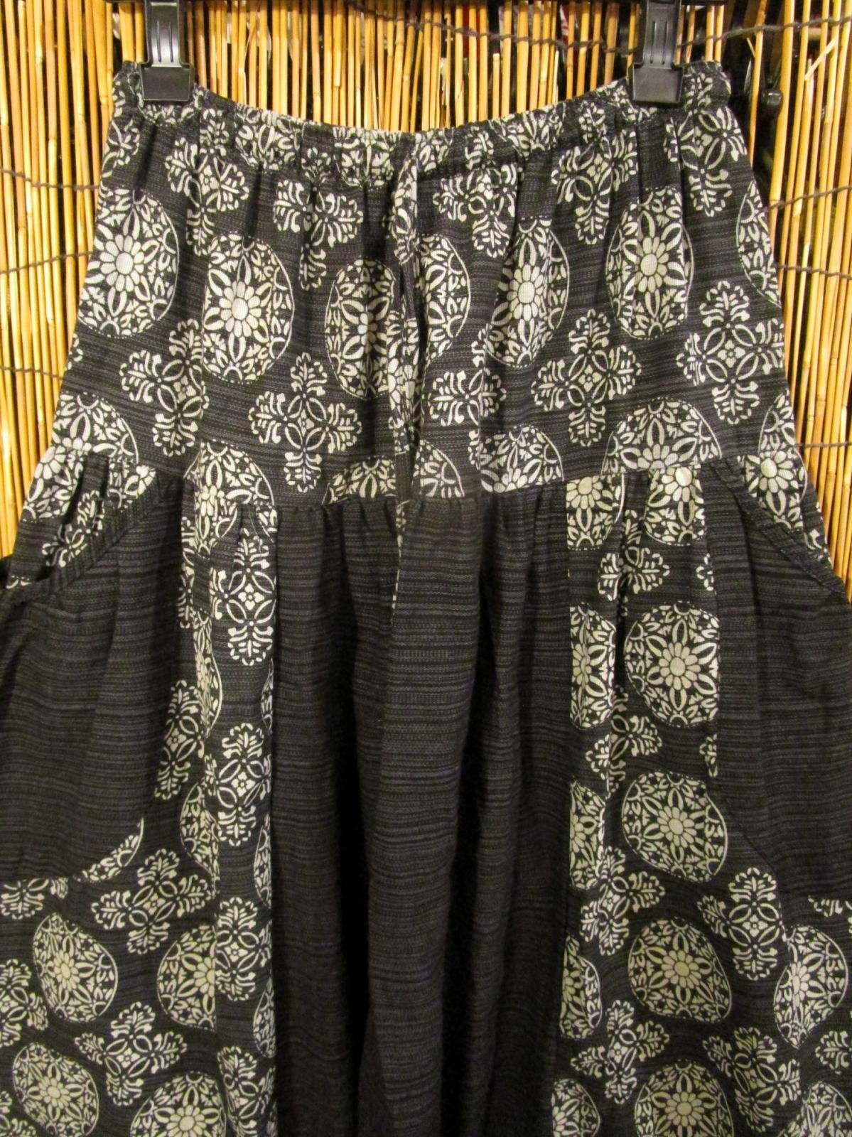 画像2: アジアンプリント＊コッン素材＊モモンガ風＊ふんわり＊サルエルパンツ