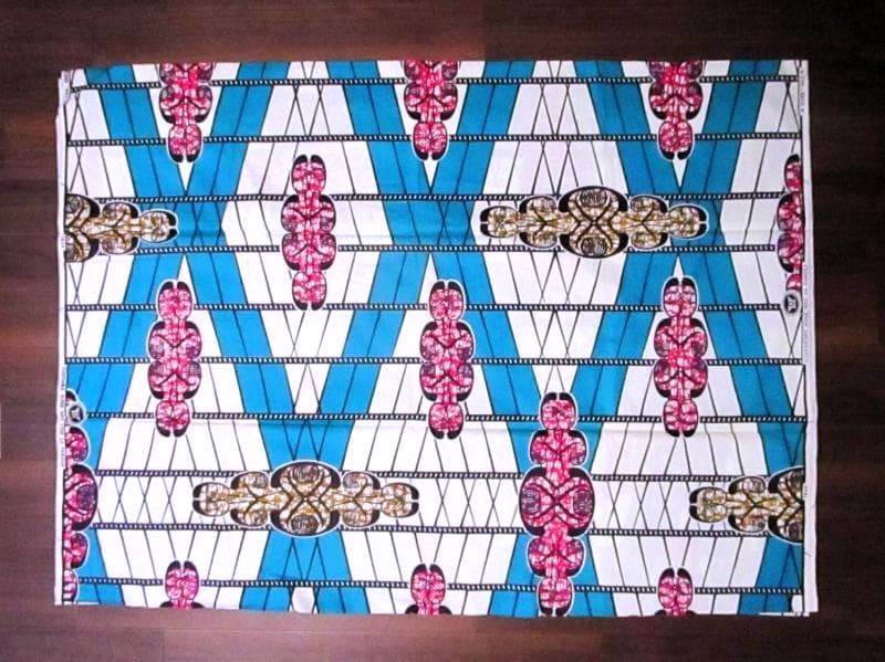 画像: アフリカンプリント生地 パーニュ