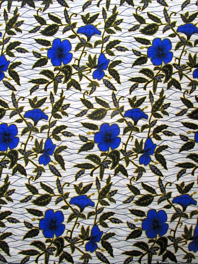 画像1: アフリカンプリント生地 パーニュ