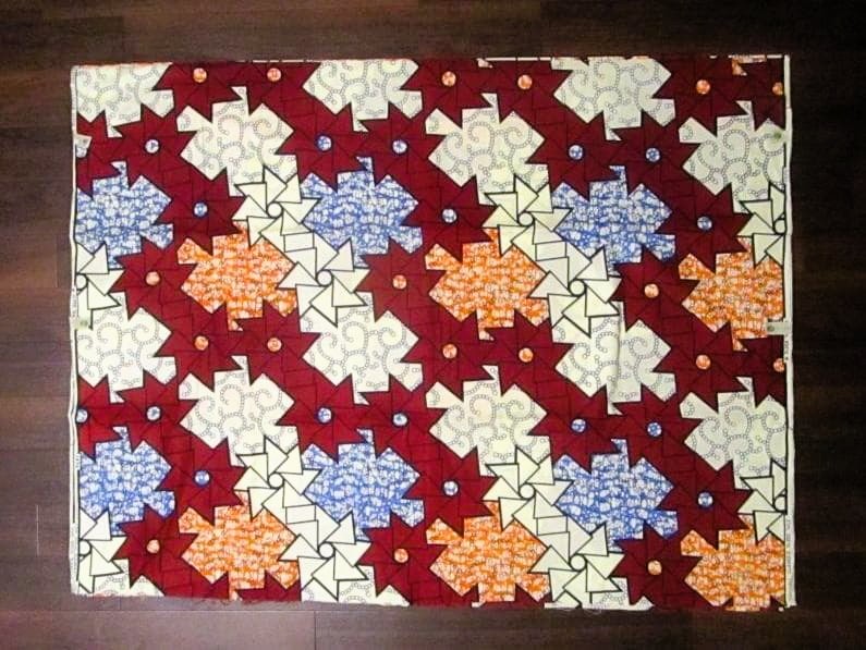 画像: アフリカンプリント生地 パーニュ