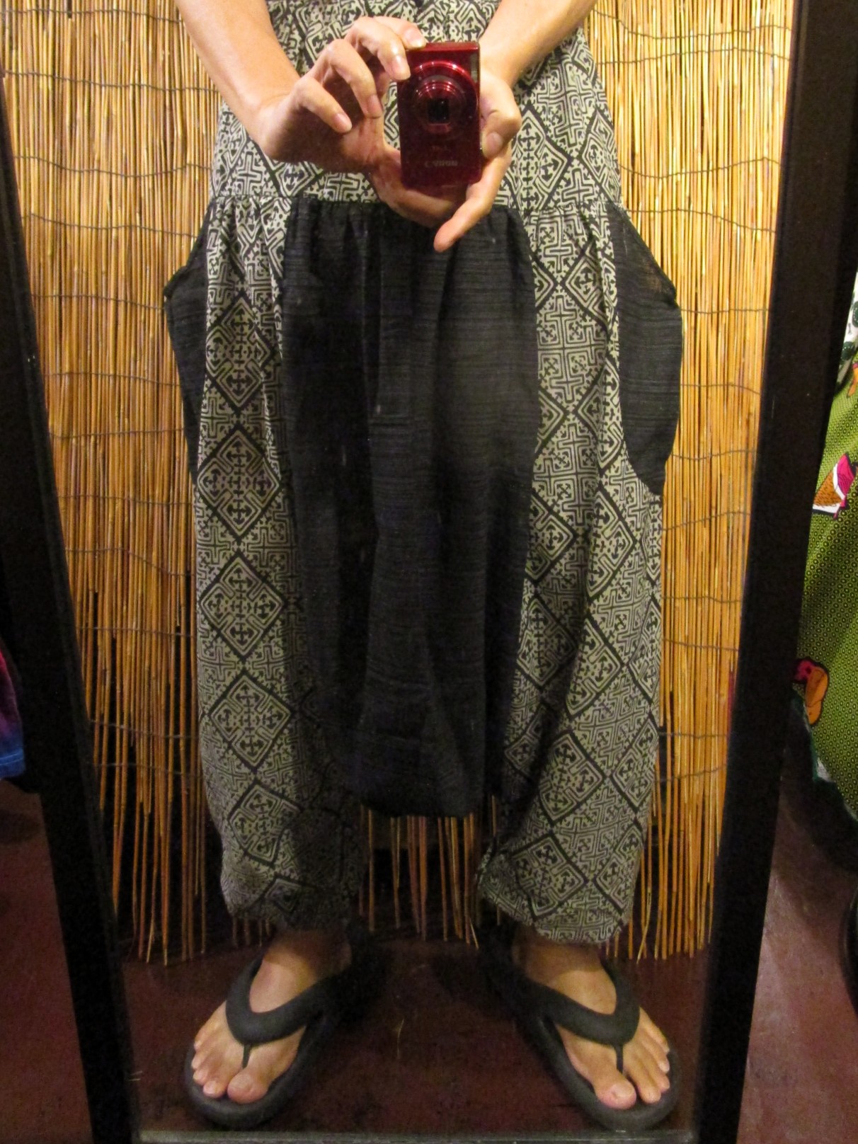 画像: アジアンプリント＊コッン素材＊モモンガ風＊ふんわり＊サルエルパンツ