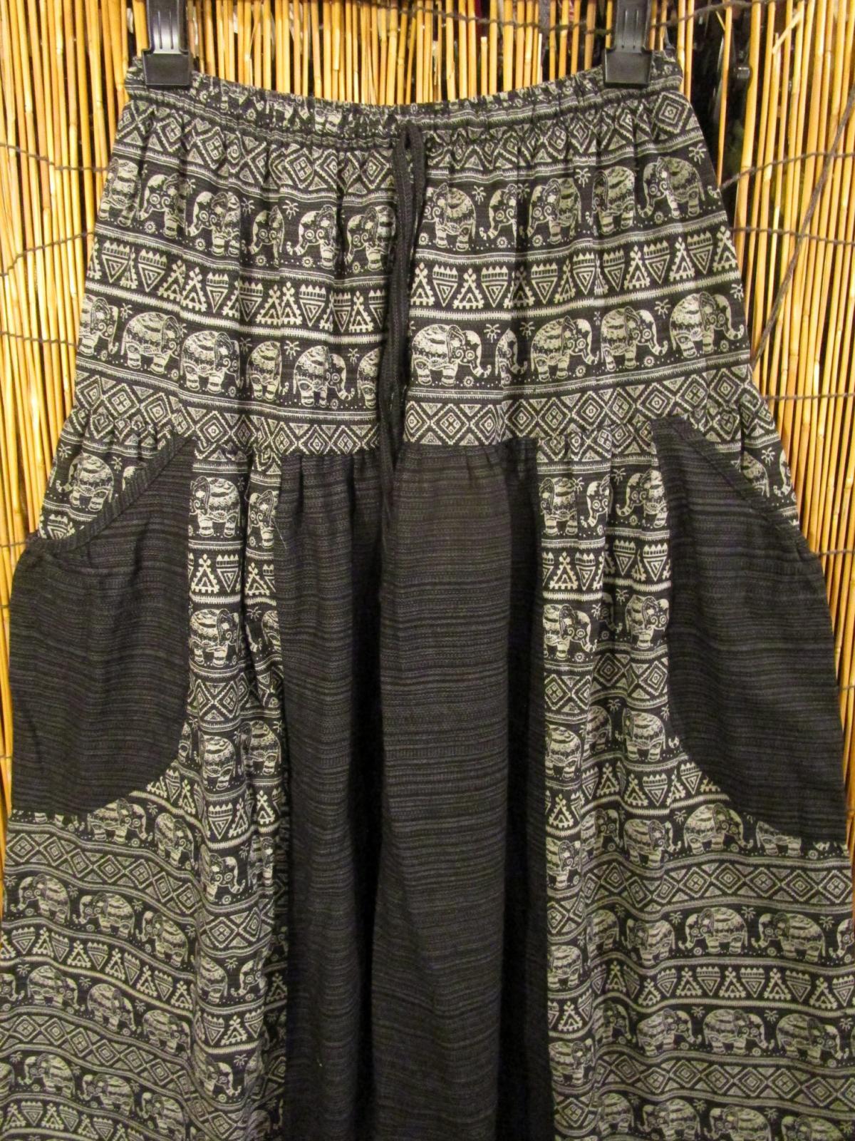 画像2: アジアンプリント＊コッン素材＊モモンガ風＊ふんわり＊サルエルパンツ