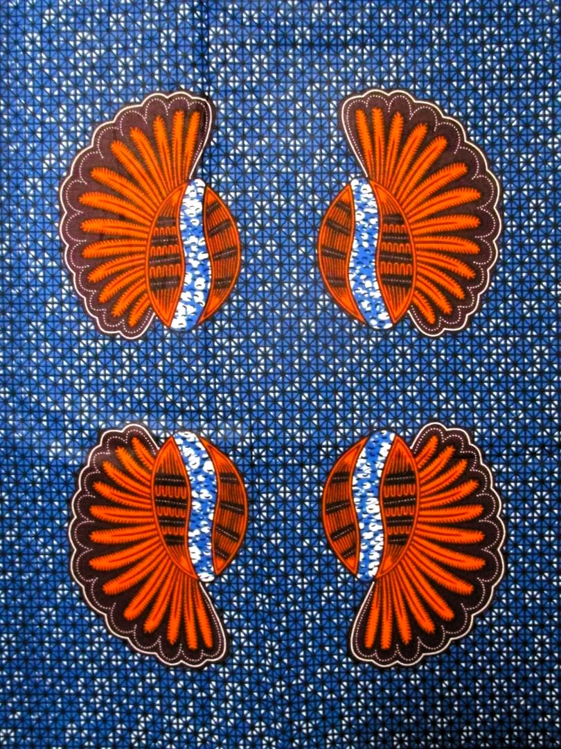 画像: アフリカンプリント生地 パーニュ