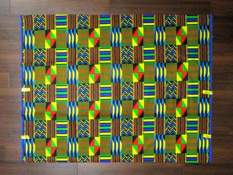 画像: アフリカンプリント生地 パーニュ