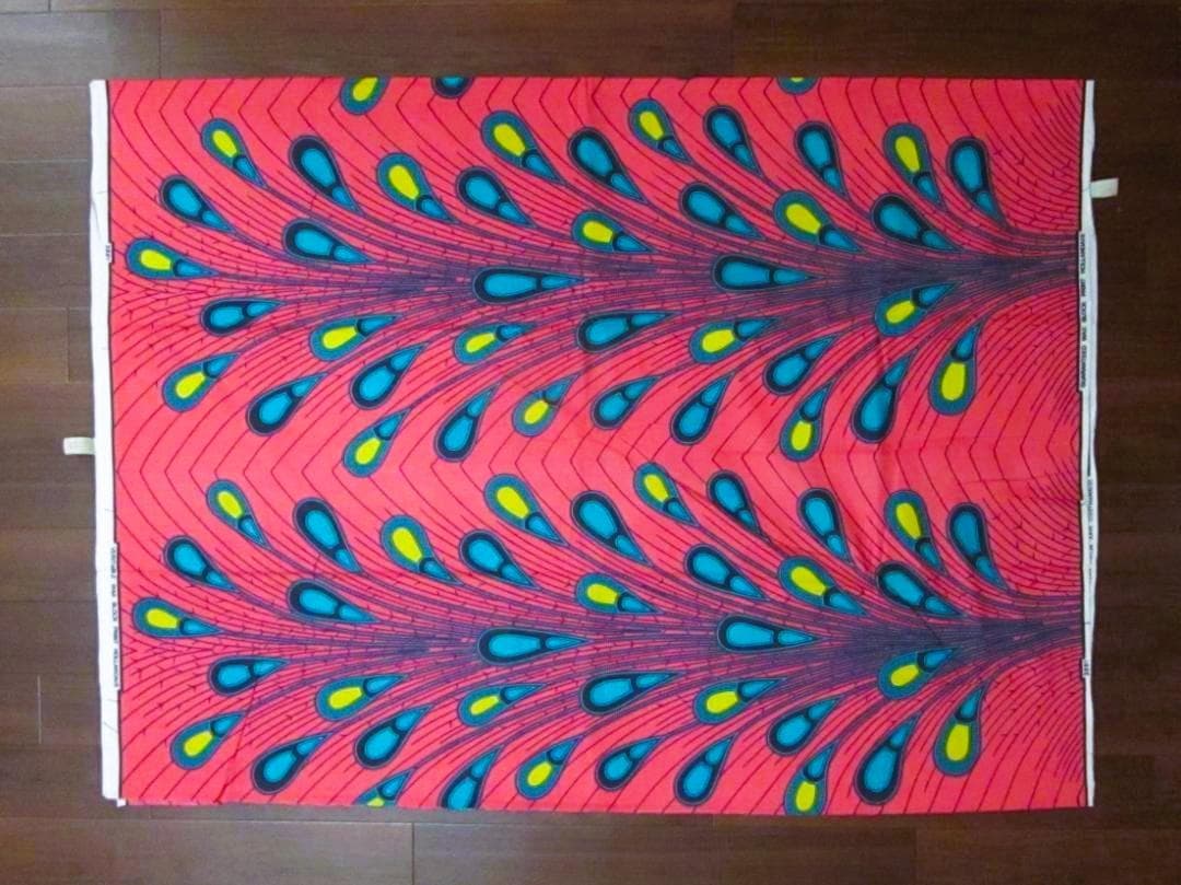 画像: アフリカンプリント生地 パーニュ