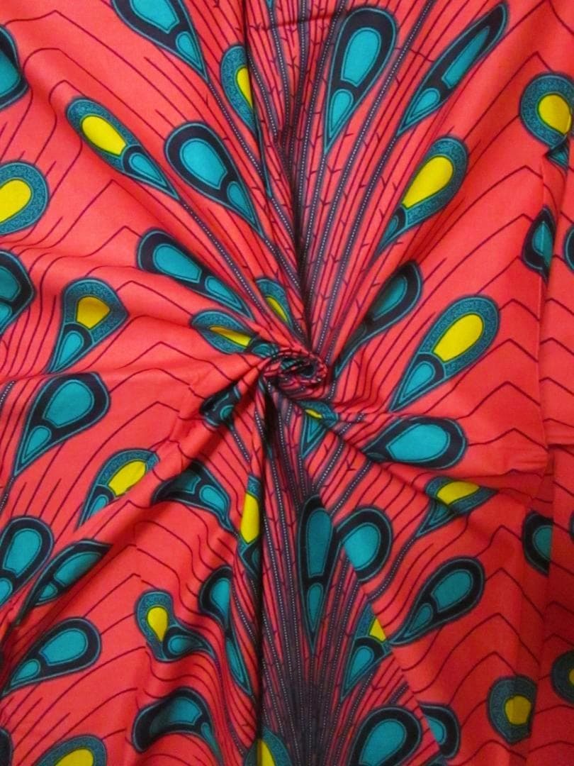 画像: アフリカンプリント生地 パーニュ