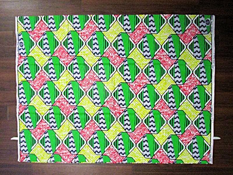 画像: アフリカンプリント生地 パーニュ