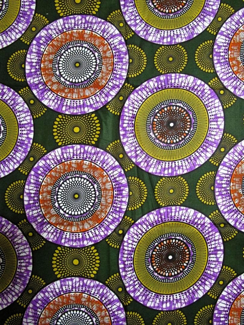 画像: アフリカンプリント生地 パーニュ