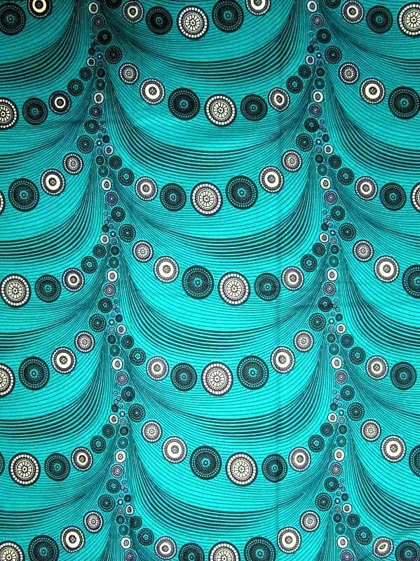 画像1: アフリカンプリント生地 パーニュ