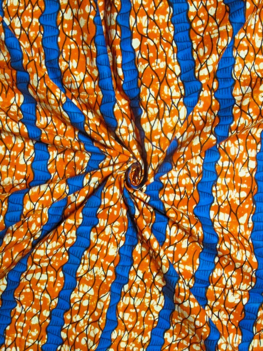 画像: アフリカンプリント生地 パーニュ