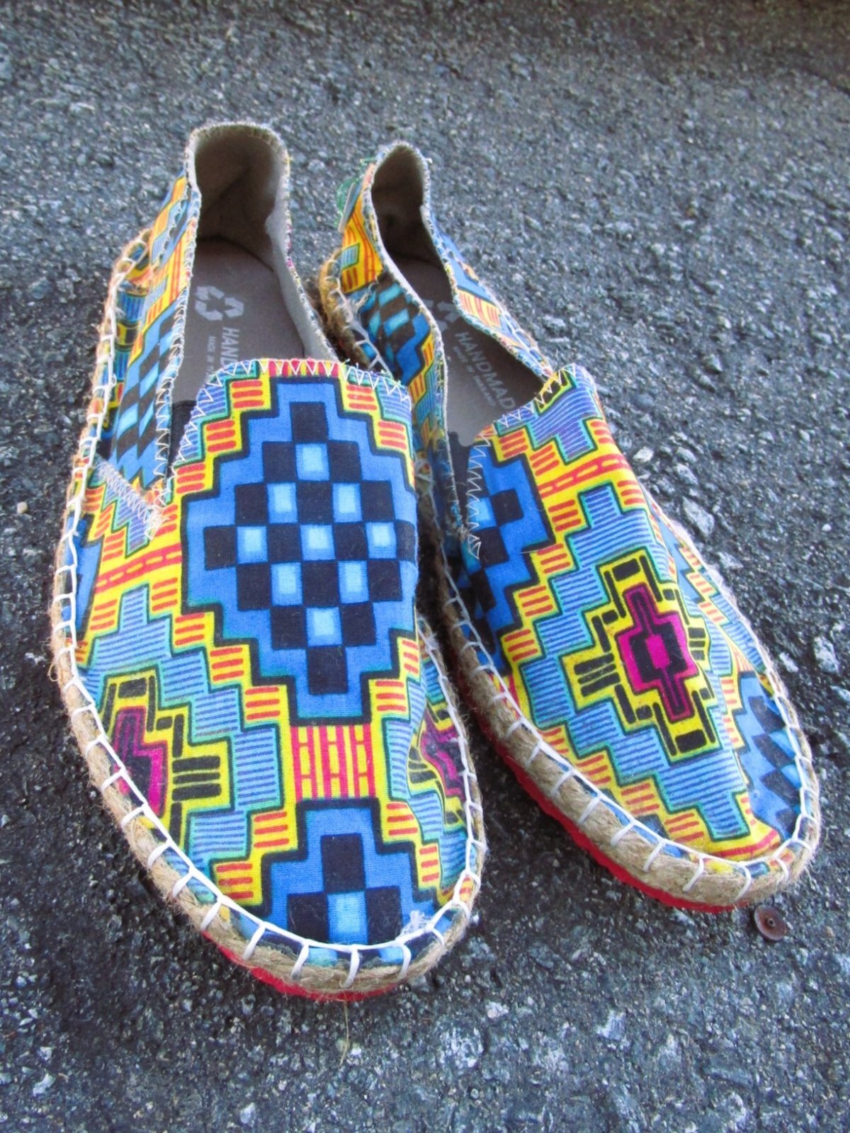 画像: 【２６・５ｃｍ 】アフリカンプリント＊パーニュ＊エスパドリーユ＊シューズ