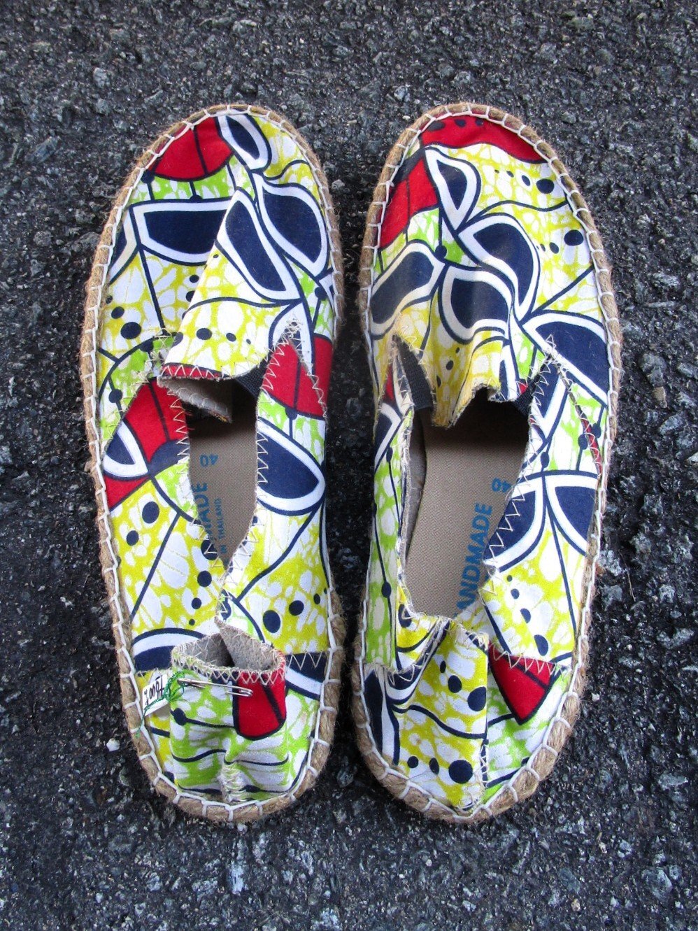 画像3: 【２６ｃｍ 】アフリカンプリント＊パーニュ＊エスパドリーユ＊シューズ