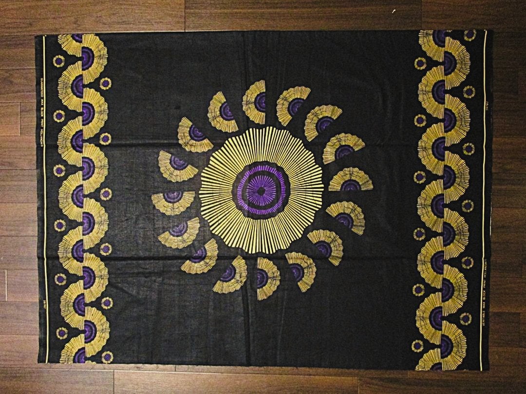 画像: アフリカンプリント生地 パーニュ