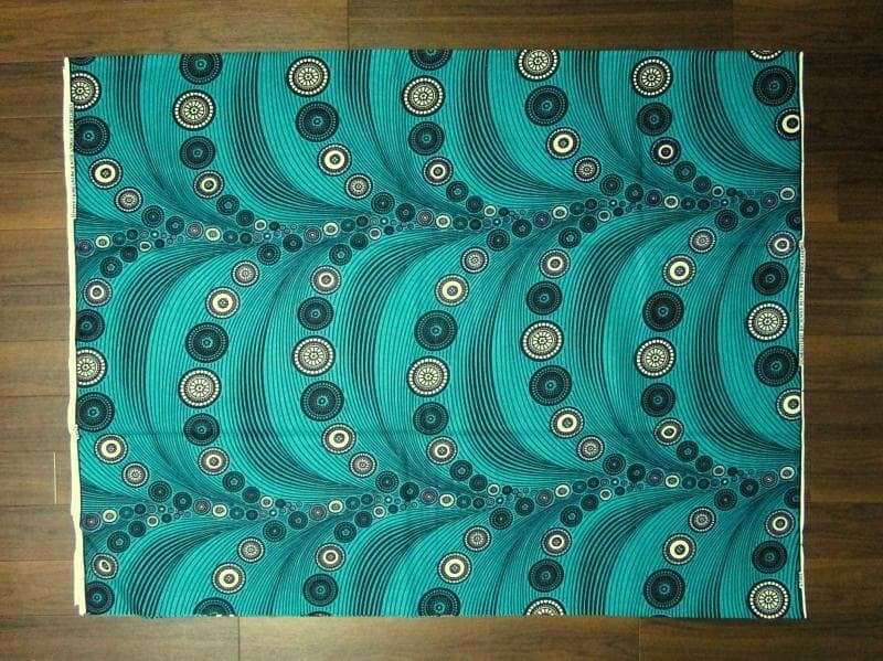 画像: アフリカンプリント生地 パーニュ