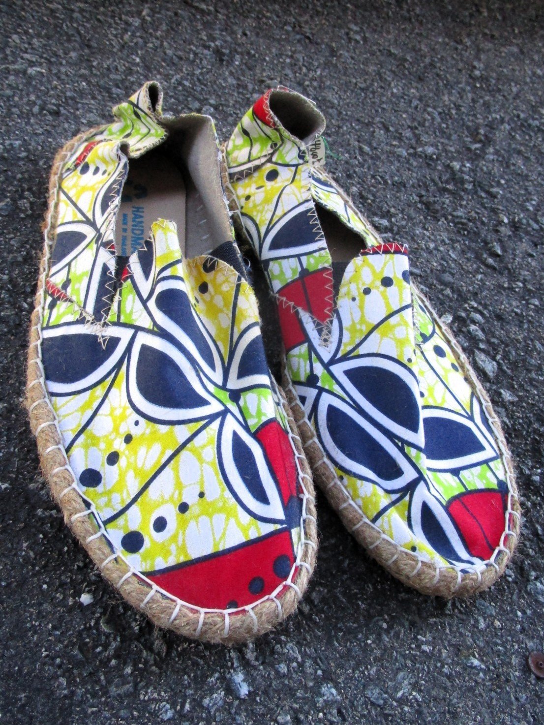画像: 【２６ｃｍ 】アフリカンプリント＊パーニュ＊エスパドリーユ＊シューズ