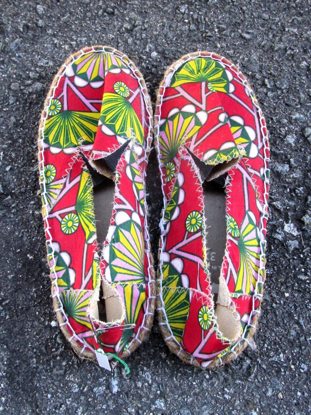 画像3: 【２３ｃｍ 】アフリカンプリント＊パーニュ＊エスパドリーユ＊シューズ
