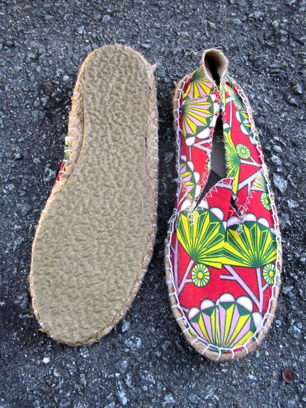画像: 【２３ｃｍ 】アフリカンプリント＊パーニュ＊エスパドリーユ＊シューズ
