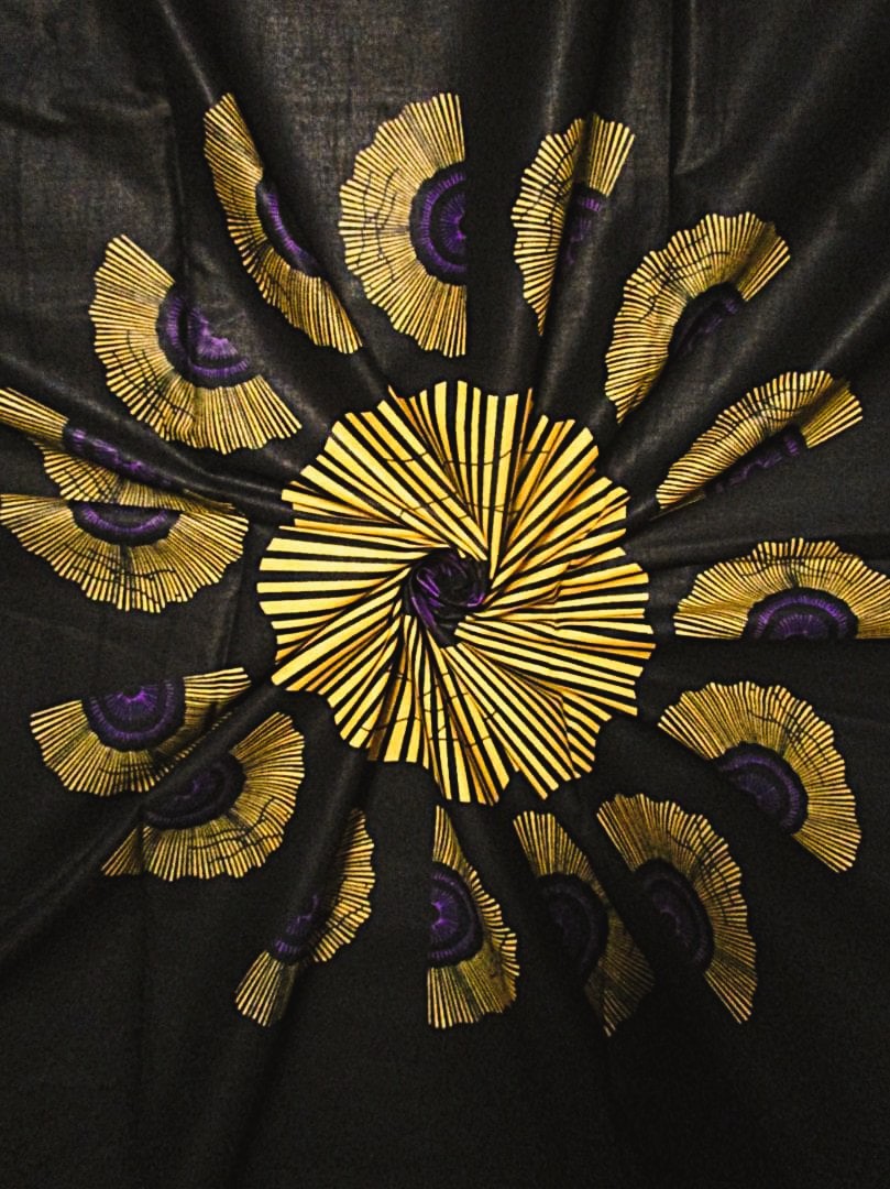 画像: アフリカンプリント生地 パーニュ