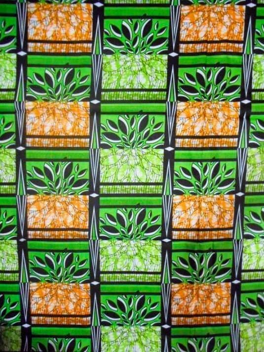 画像1: アフリカンプリント生地 パーニュ