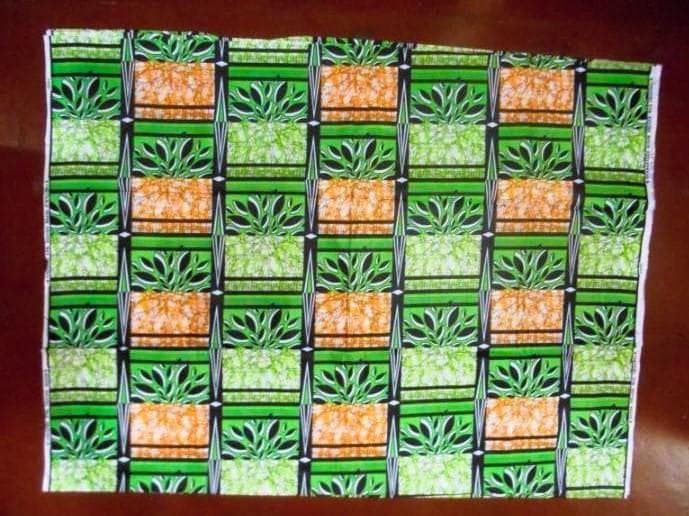 画像: アフリカンプリント生地 パーニュ