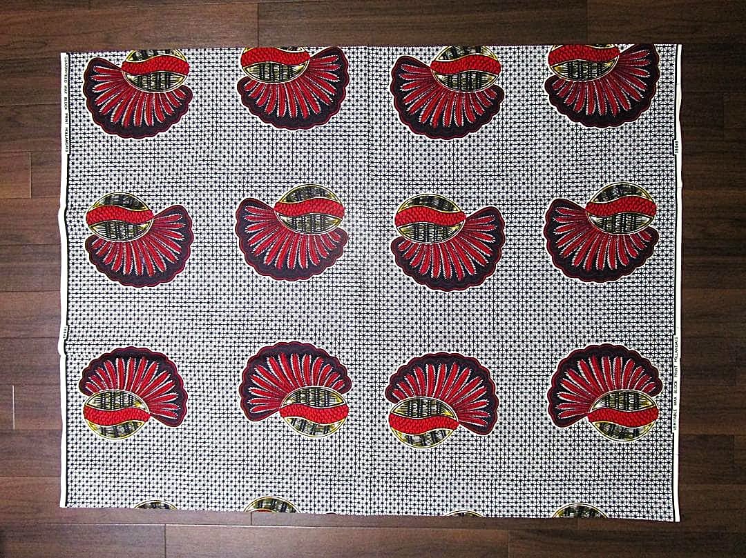 画像: アフリカンプリント生地 パーニュ