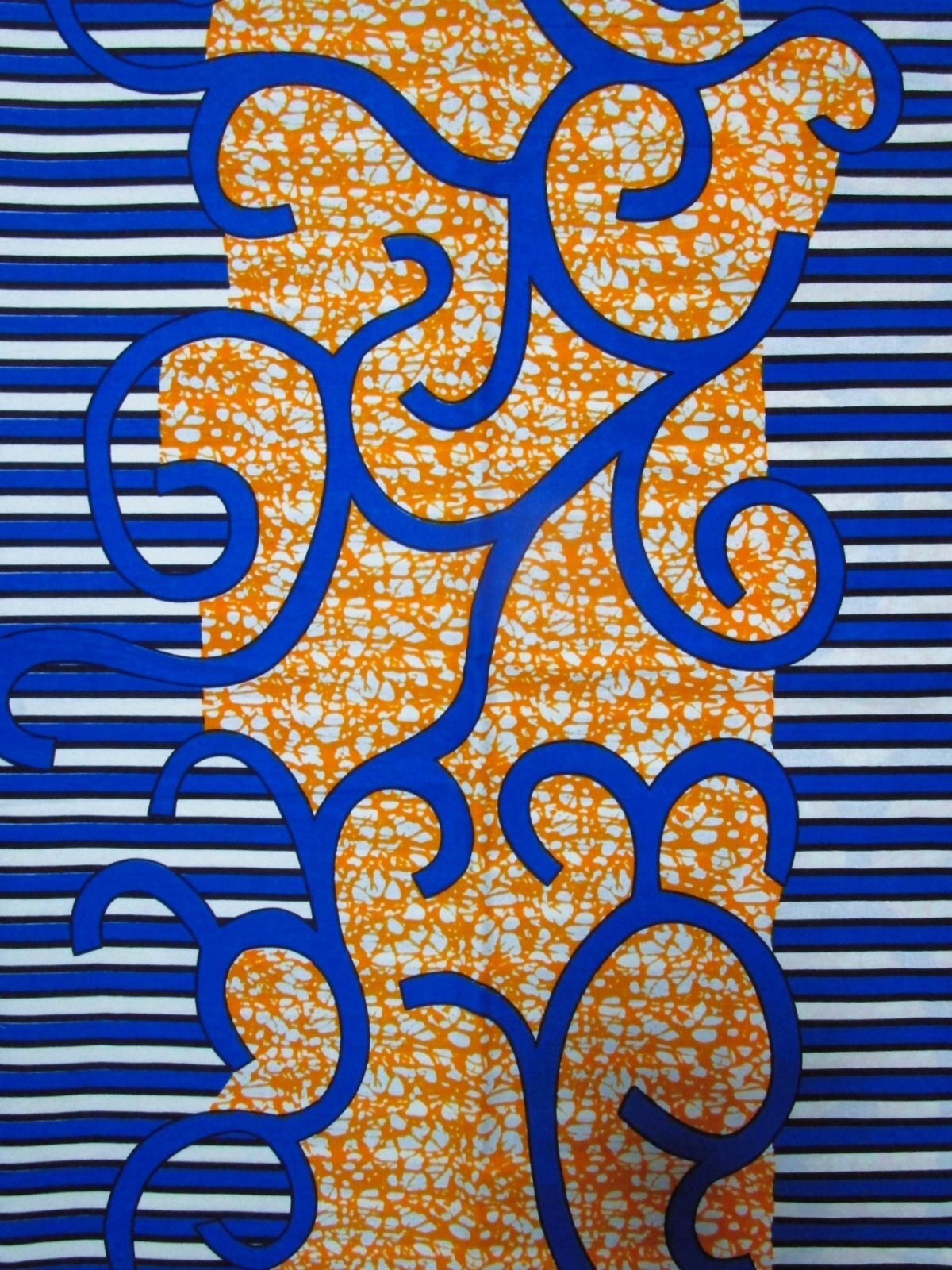 画像: アフリカンプリント生地 パーニュ