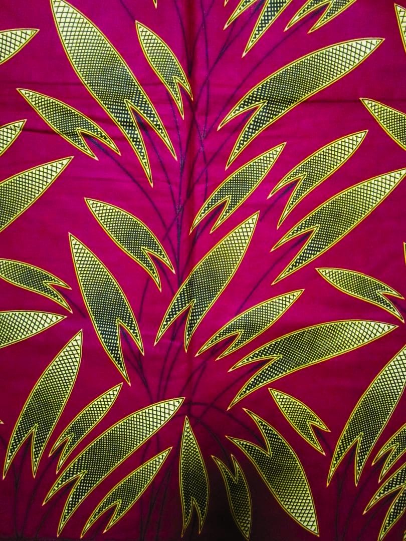 画像: アフリカンプリント生地 パーニュ