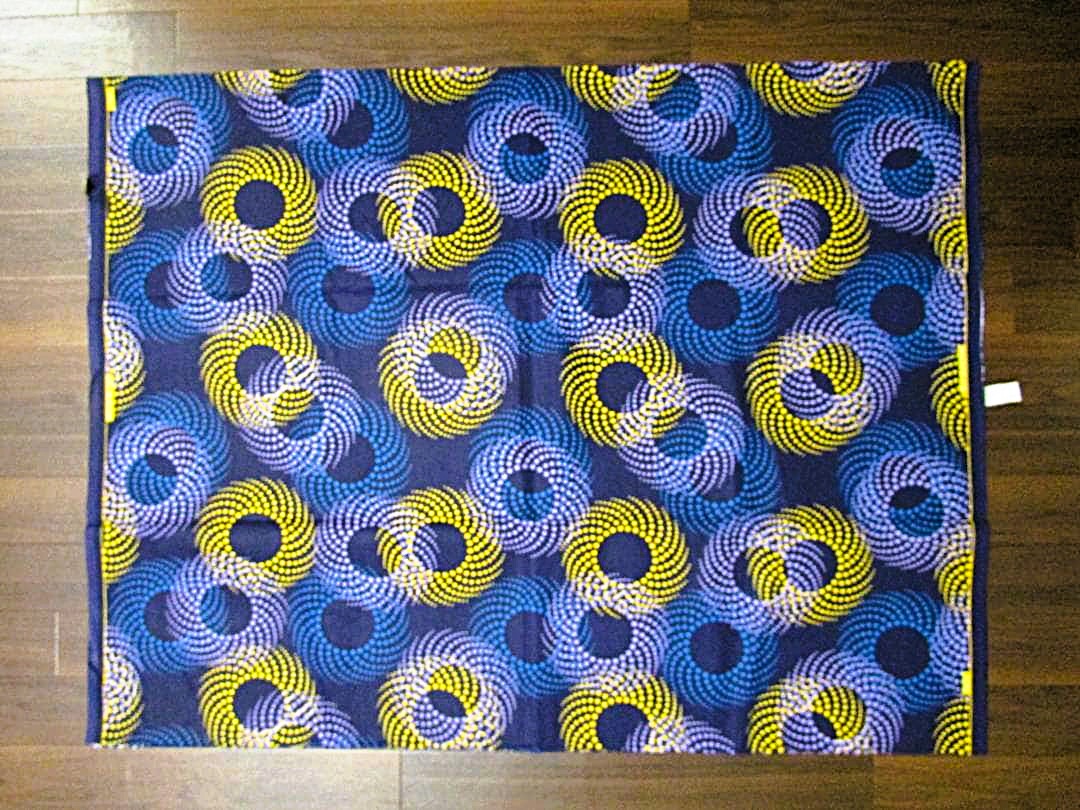 画像: アフリカンプリント生地 パーニュ