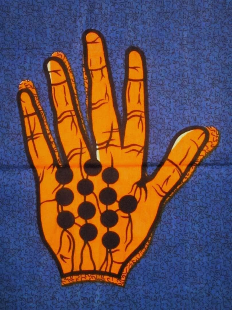 画像: アフリカンプリント生地 パーニュ