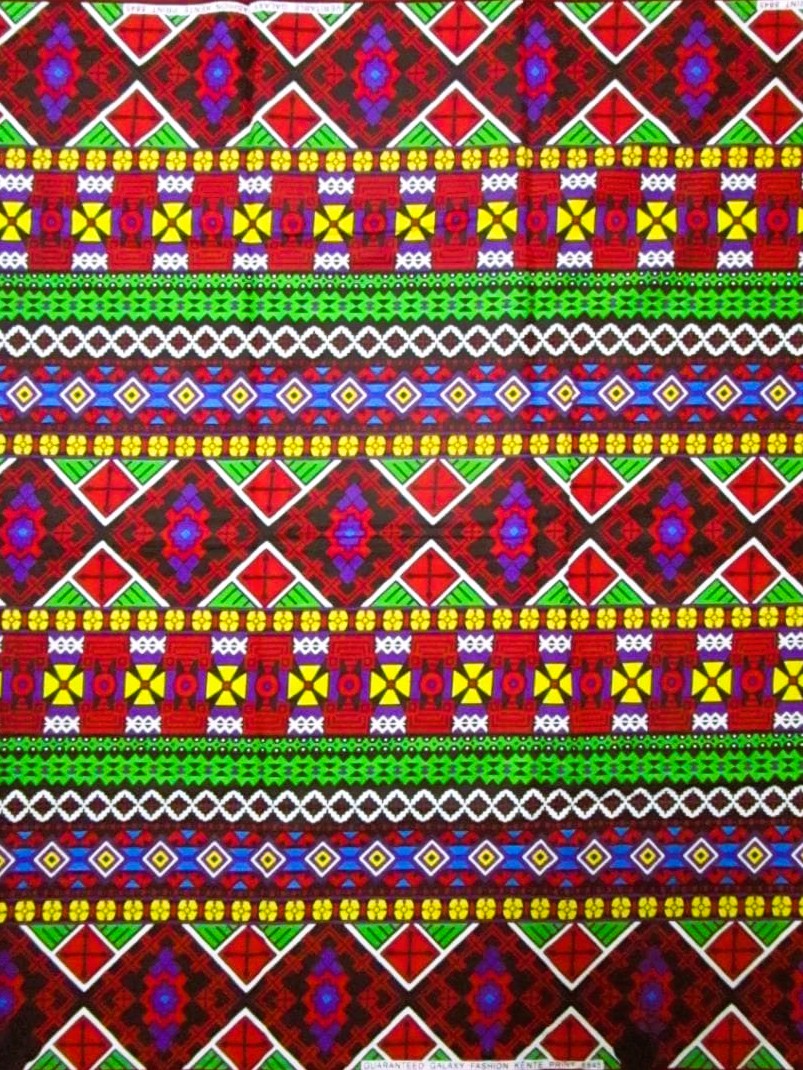 画像1: アフリカンプリント生地 パーニュ