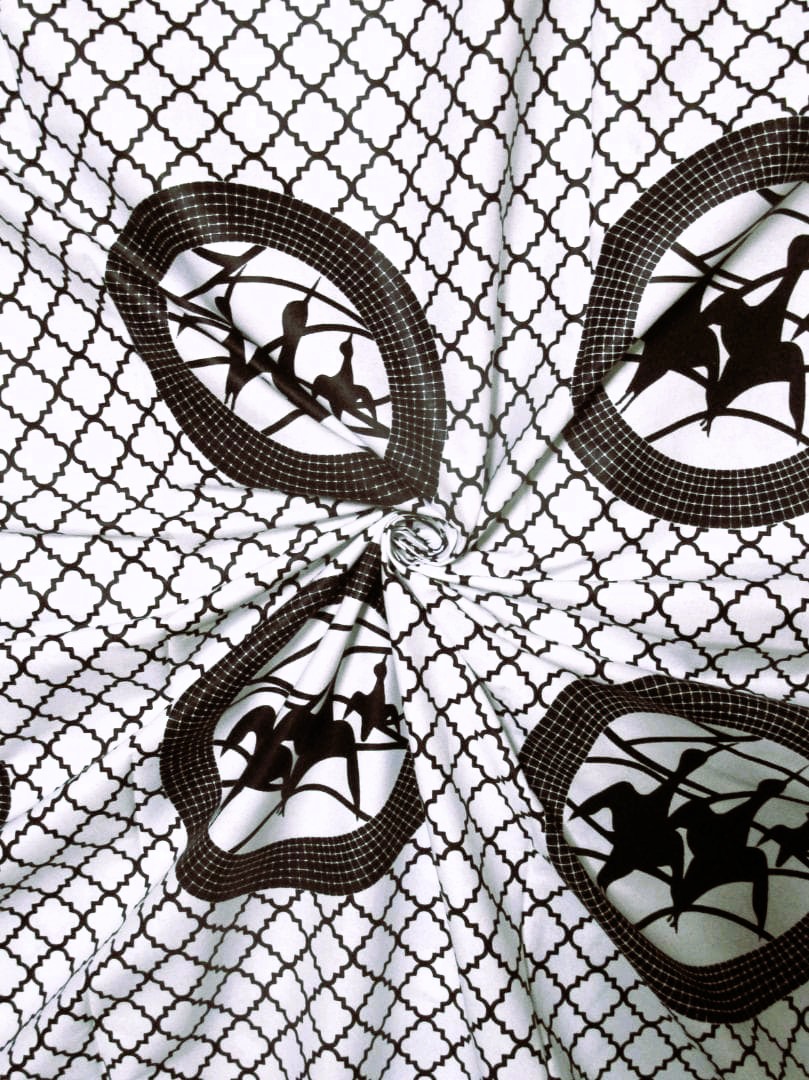 画像: アフリカンプリント生地 パーニュ