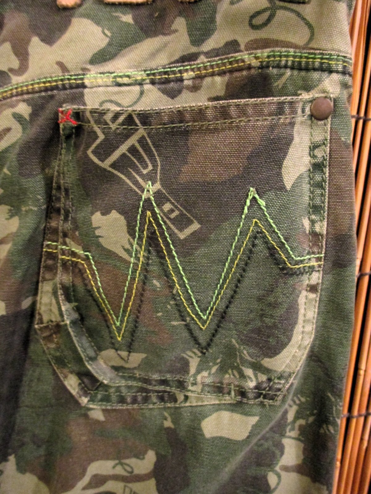 画像11: アフリカン＊迷彩柄＊コットン素材＊ラスタ風＊ロングパンツ
