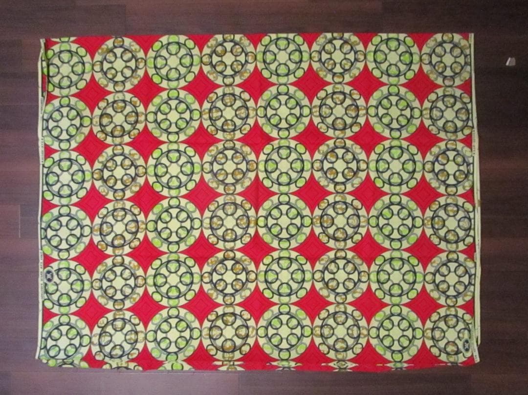 画像: アフリカンプリント生地 パーニュ