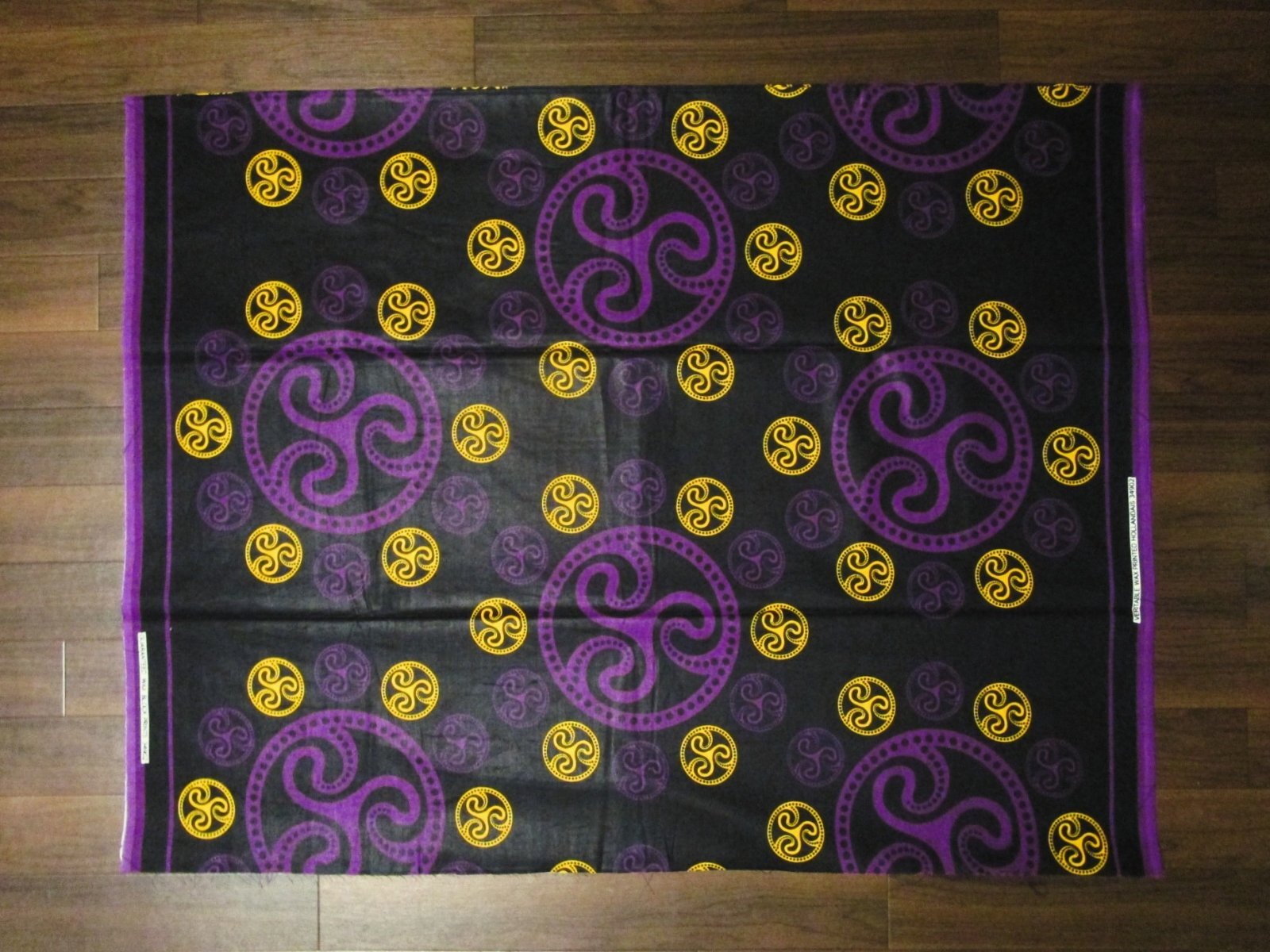 画像: アフリカンプリント生地 パーニュ