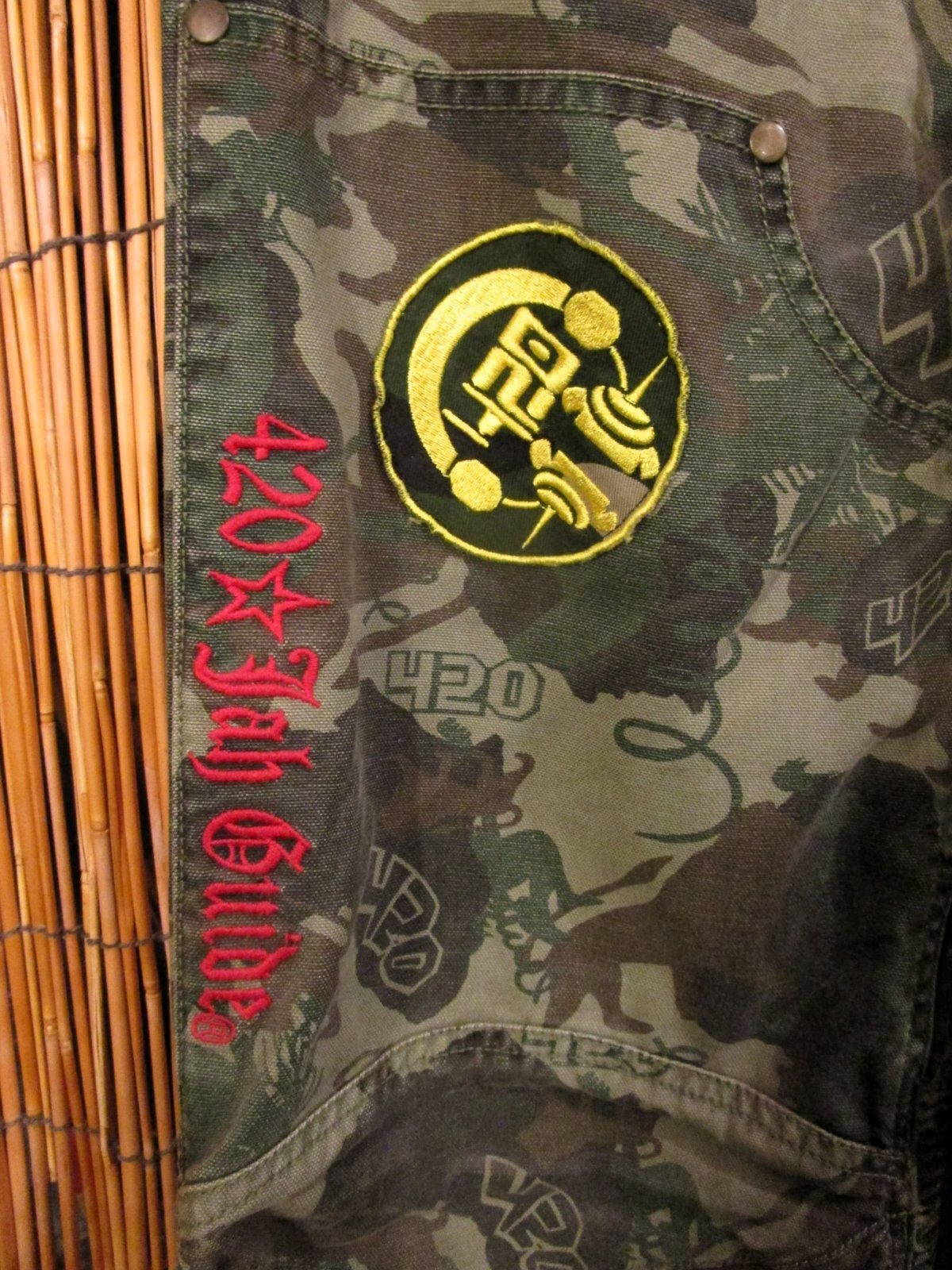 画像5: アフリカン＊迷彩柄＊コットン素材＊ラスタ風＊ロングパンツ