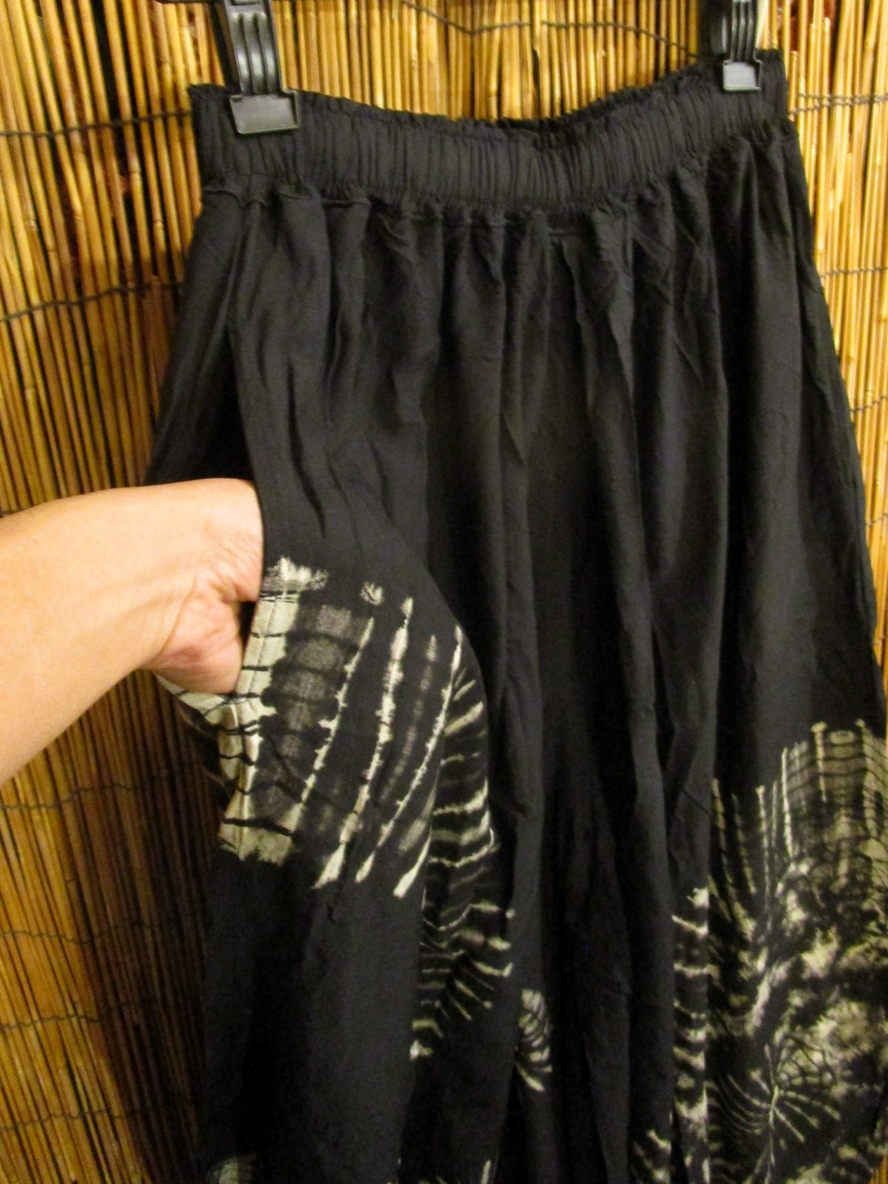 画像3: モノトーンタイダイ染め＊レーヨン素材＊ゆったりシルエット＊ビッグアラジンパンツ＊バルーンパンツ