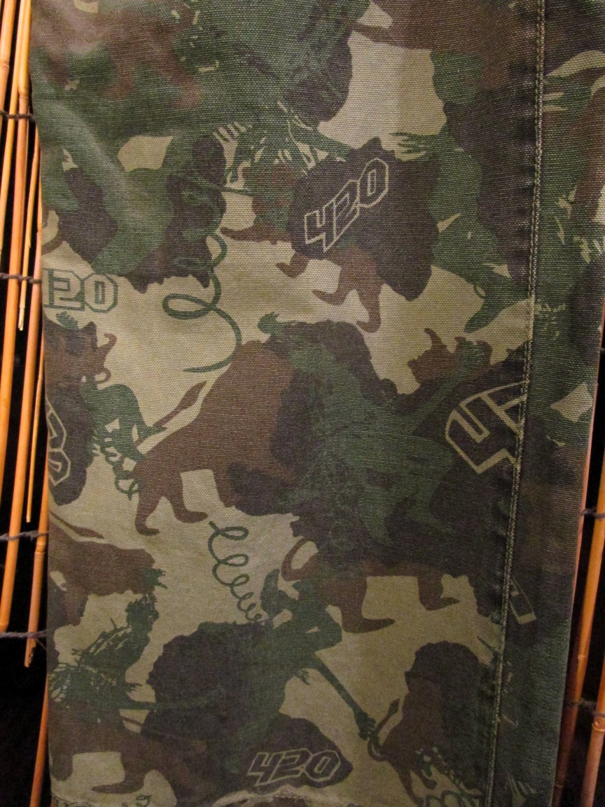 画像6: アフリカン＊迷彩柄＊コットン素材＊ラスタ風＊ロングパンツ