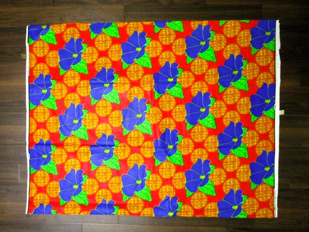 画像: アフリカンプリント生地 パーニュ