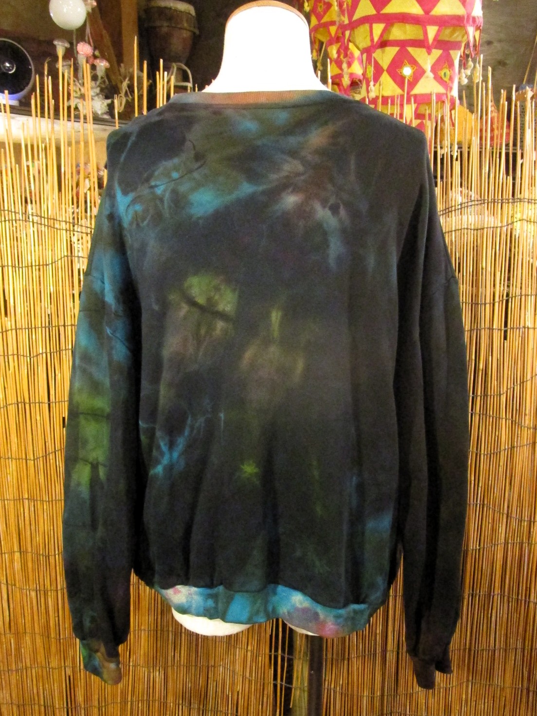 画像3: タイダイ染め＊コットン素材＊スウェット生地＊トレーナー