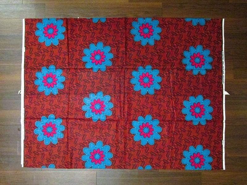 画像: アフリカンプリント生地 パーニュ