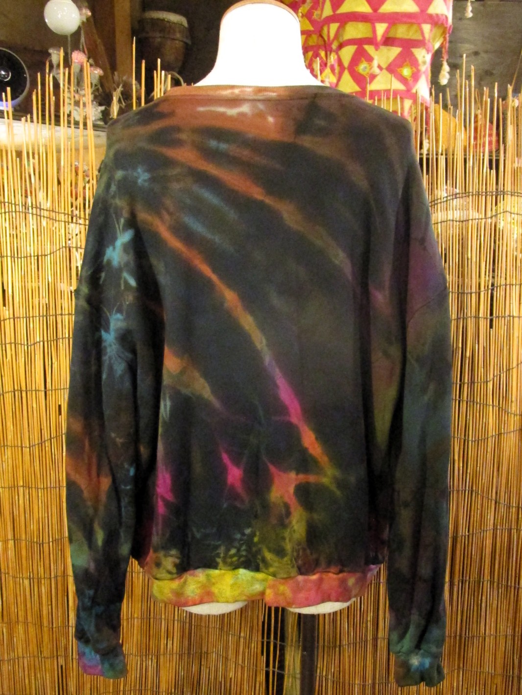 画像3: タイダイ染め＊コットン素材＊スウェット生地＊トレーナー