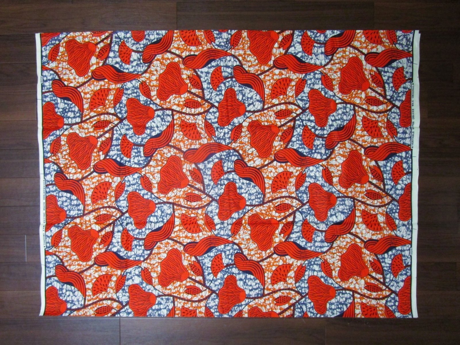 画像: アフリカンプリント生地 パーニュ