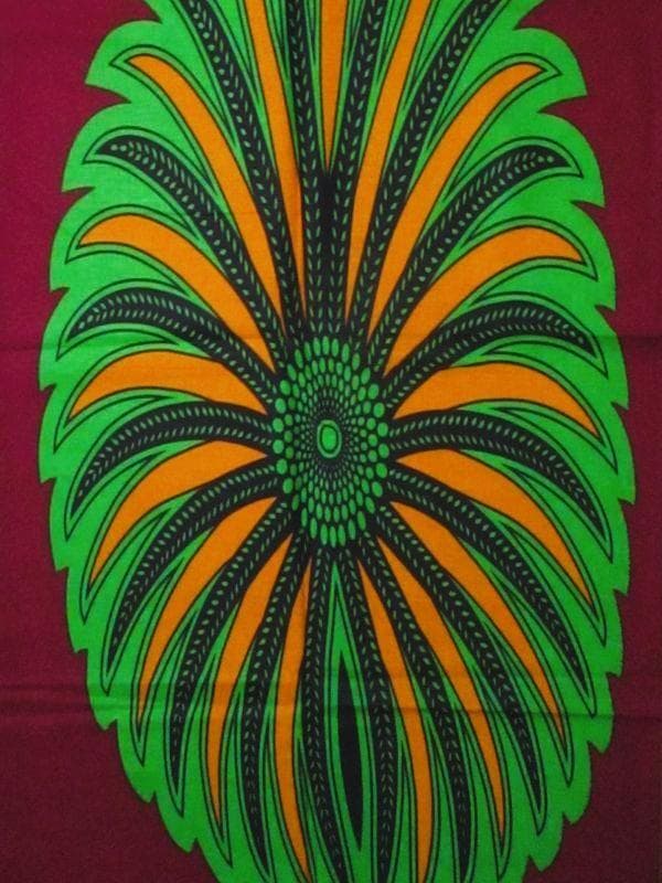 画像: アフリカンプリント生地 パーニュ