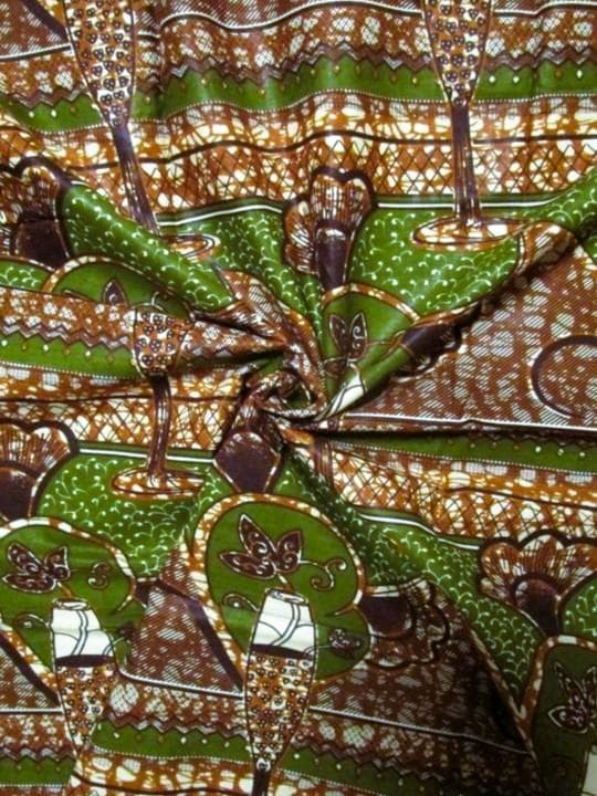 画像: アフリカンプリント生地 パーニュ