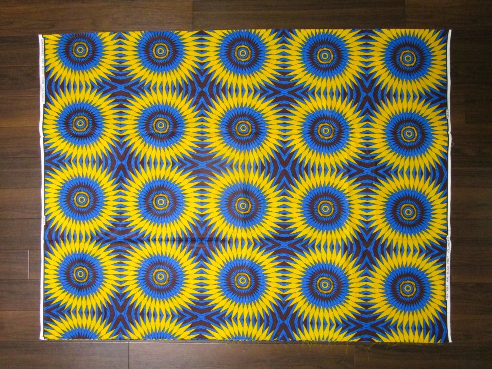 画像: アフリカンプリント生地 パーニュ