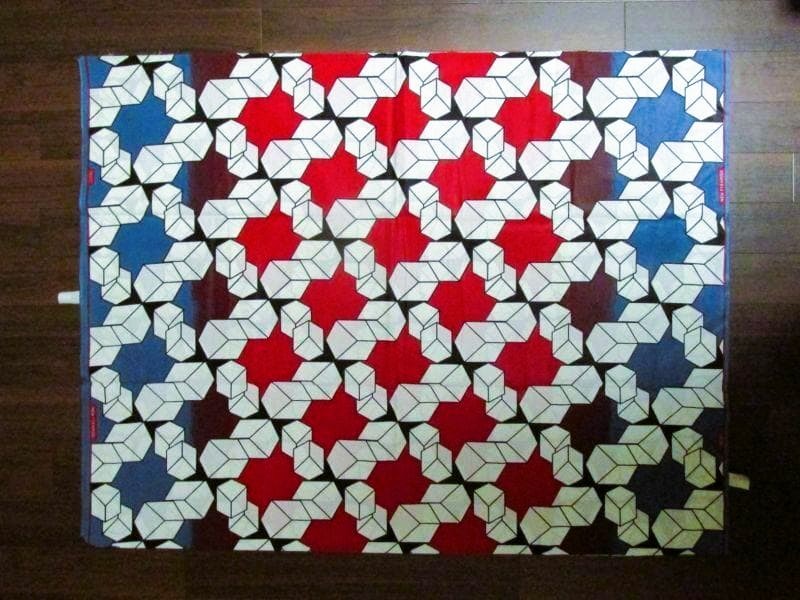 画像: アフリカンプリント生地 パーニュ