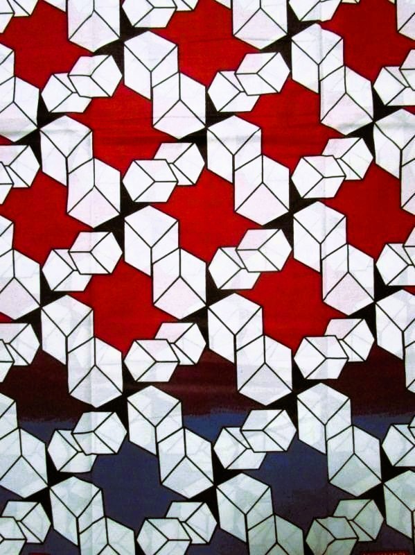 画像: アフリカンプリント生地 パーニュ