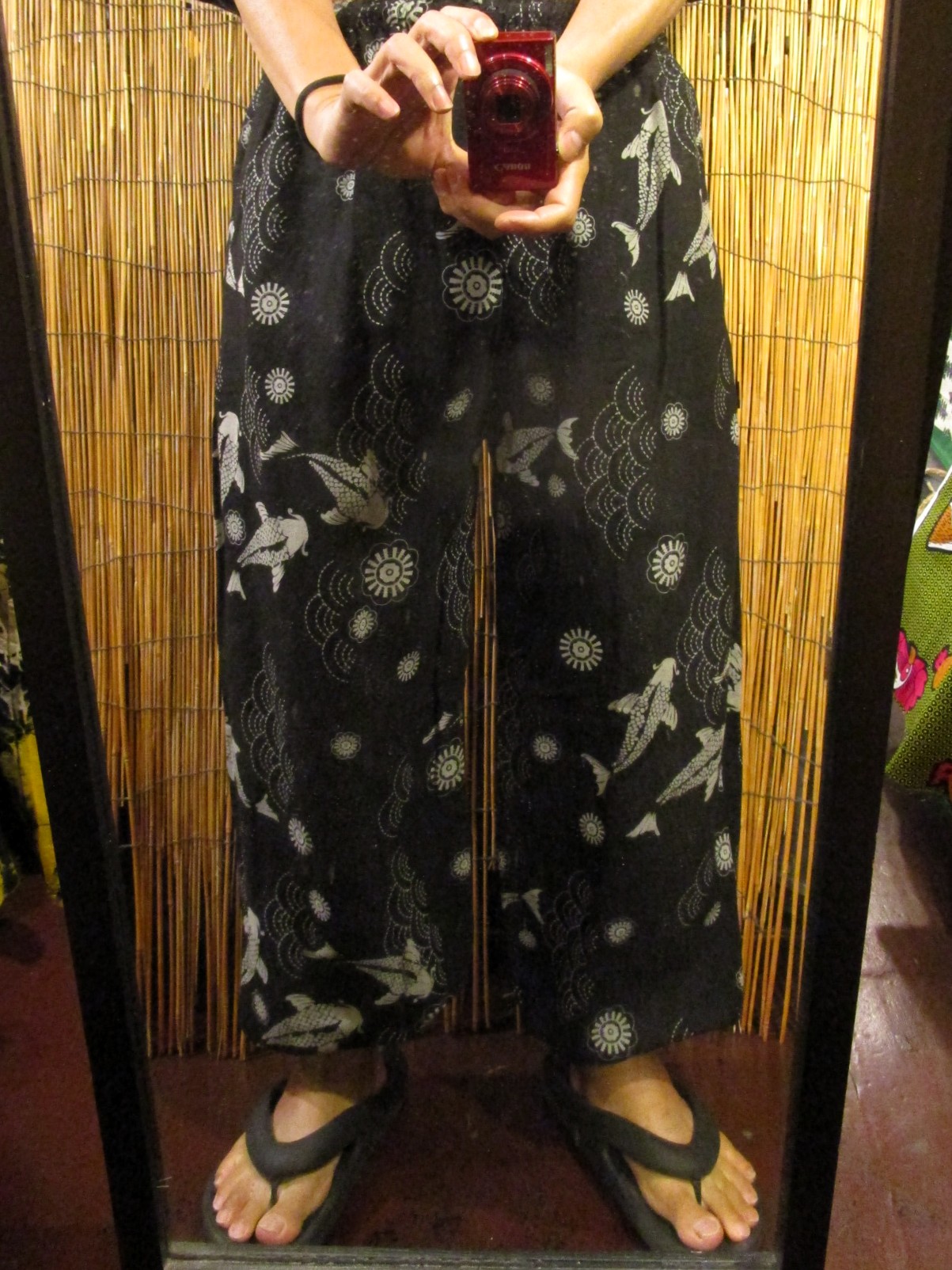 画像: 和風プリント＊コットン素材＊ふんわりシルエット＊アラジンパンツ 