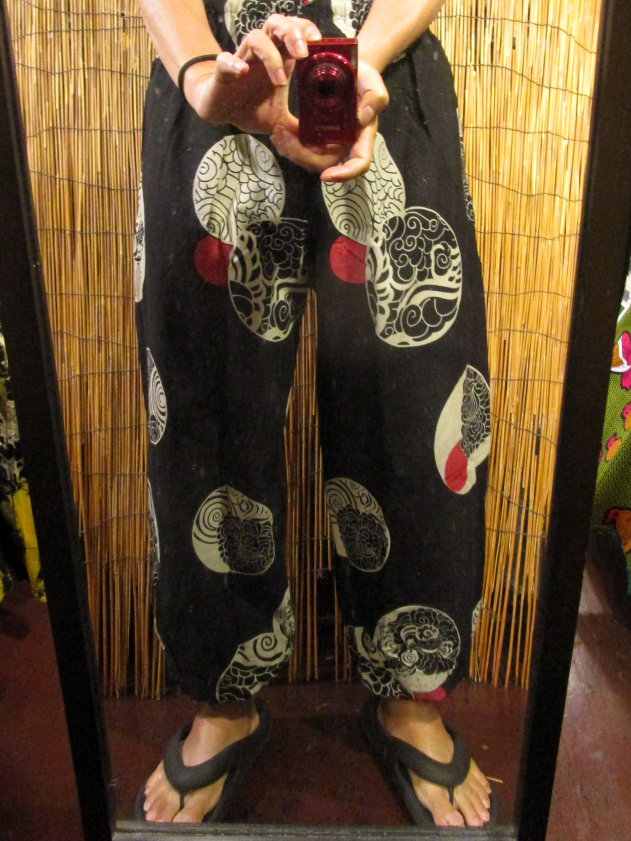 画像: 和風プリント＊コットン素材＊ふんわりシルエット＊アラジンパンツ 